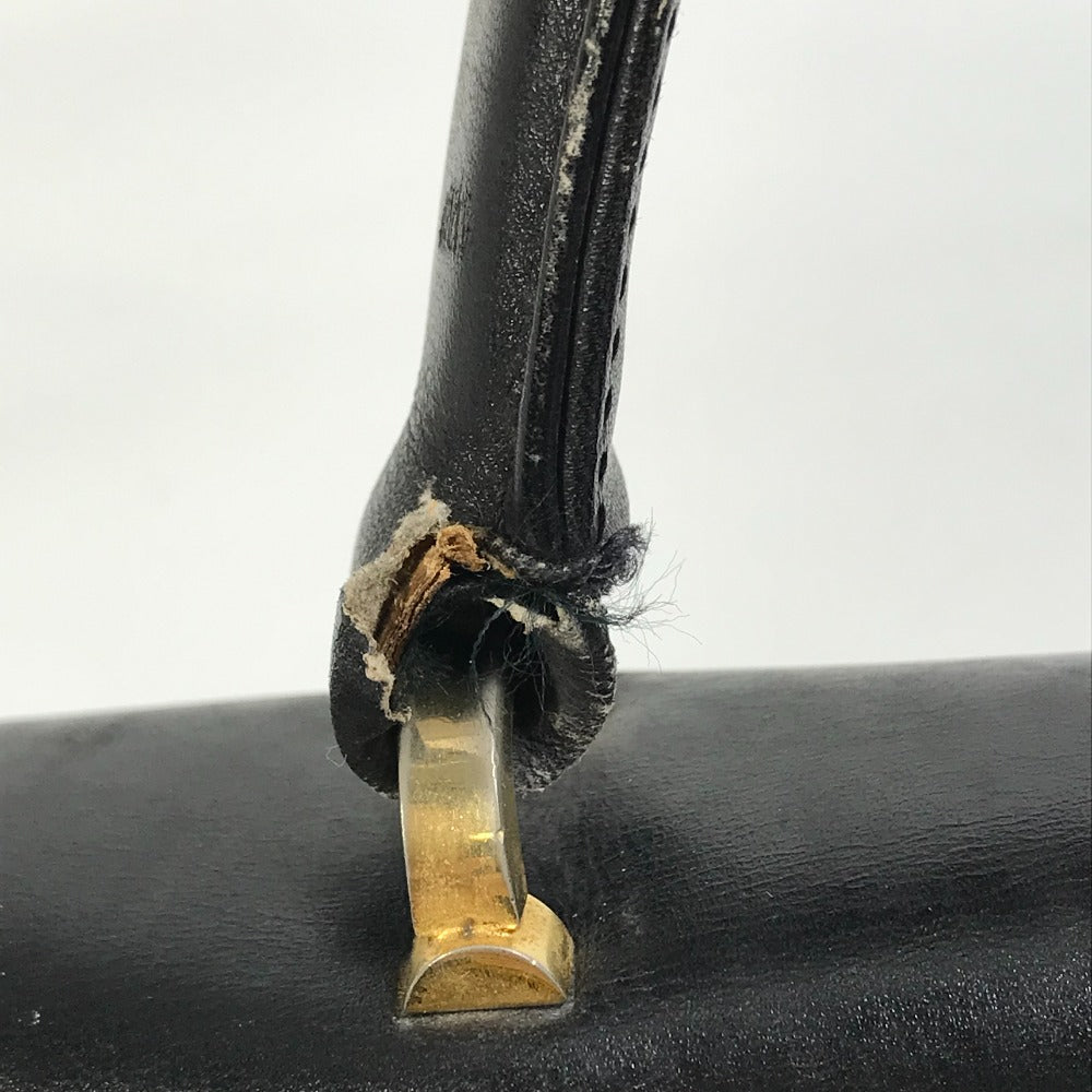 GUCCI Bag Old Gucci Handbag Leather Women's Black