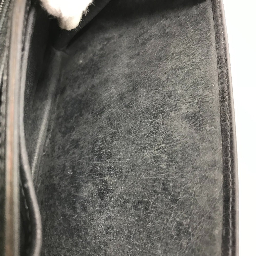 GUCCI Bag Old Gucci Handbag Leather Women's Black