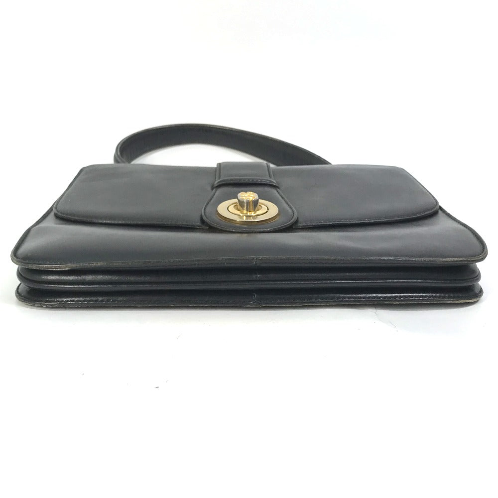 GUCCI Bag Old Gucci Handbag Leather Women's Black