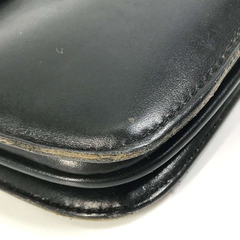 GUCCI Bag Old Gucci Handbag Leather Women's Black