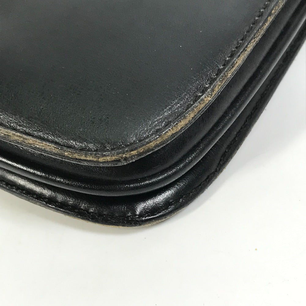 GUCCI Bag Old Gucci Handbag Leather Women's Black