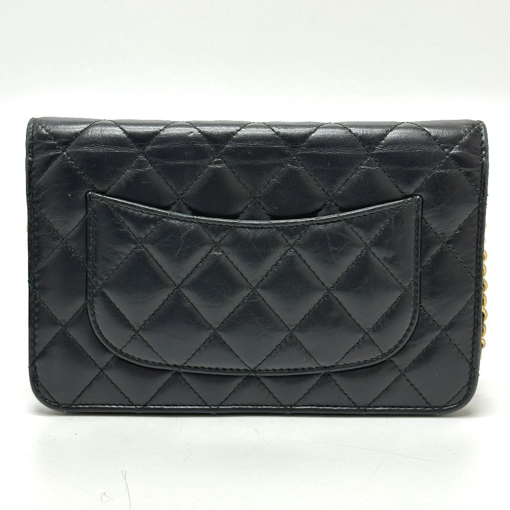 CHANEL A80441 2.55 エンブロイダリー スタッズ マトラッセ チェーンウォレット ショルダーバッグ ラムスキン レディース - brandshop-reference