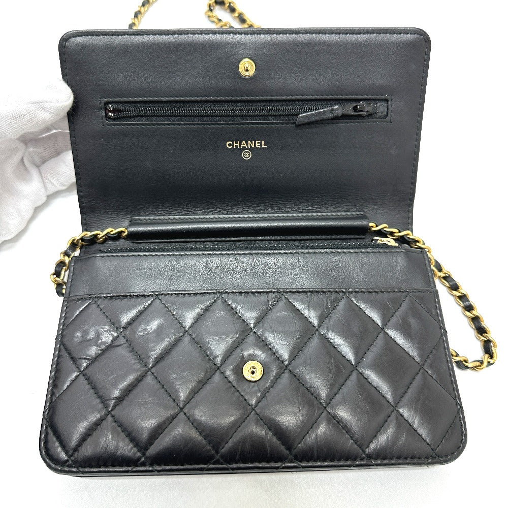 CHANEL A80441 2.55 エンブロイダリー スタッズ マトラッセ チェーンウォレット ショルダーバッグ ラムスキン レディース - brandshop-reference