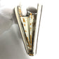 HERMES Silkin Coin Purse Compact Wallet Azap Compact Round Zipper Coin Case Epsom Women's Nata White