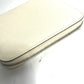 HERMES Silkin Coin Purse Compact Wallet Azap Compact Round Zipper Coin Case Epsom Women's Nata White