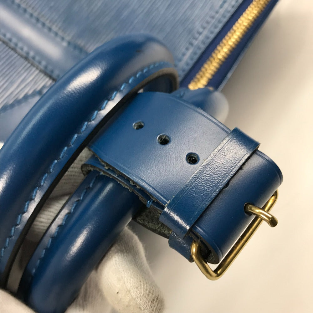 LOUIS VUITTON M42975 Epi Leather Keepall 45 Travel Bag, Handbag, Boston Bag, Toledo Blue, Women's