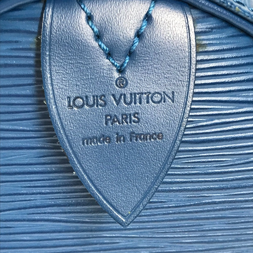 LOUIS VUITTON M42975 Epi Leather Keepall 45 Travel Bag, Handbag, Boston Bag, Toledo Blue, Women's