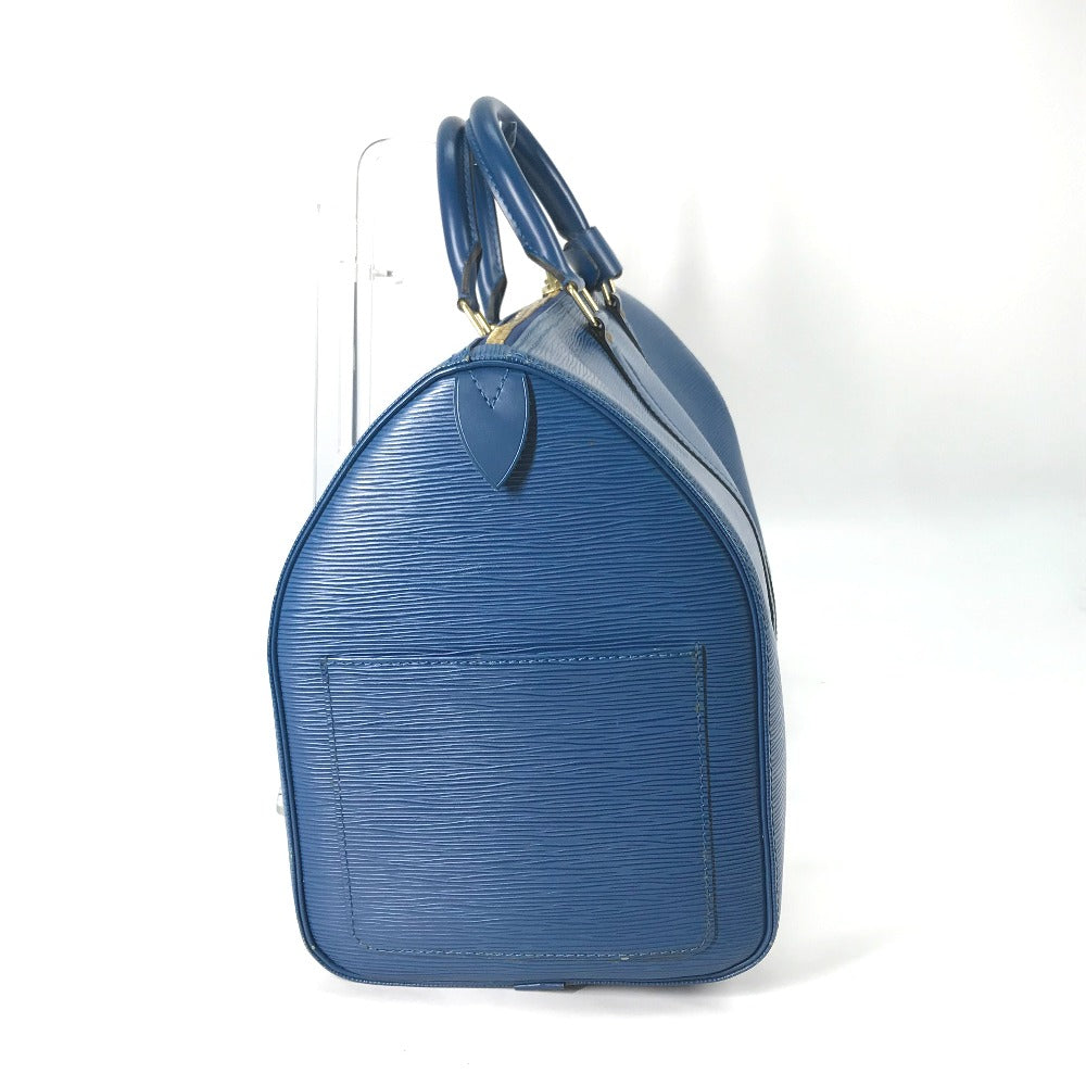 LOUIS VUITTON M42975 Epi Leather Keepall 45 Travel Bag, Handbag, Boston Bag, Toledo Blue, Women's