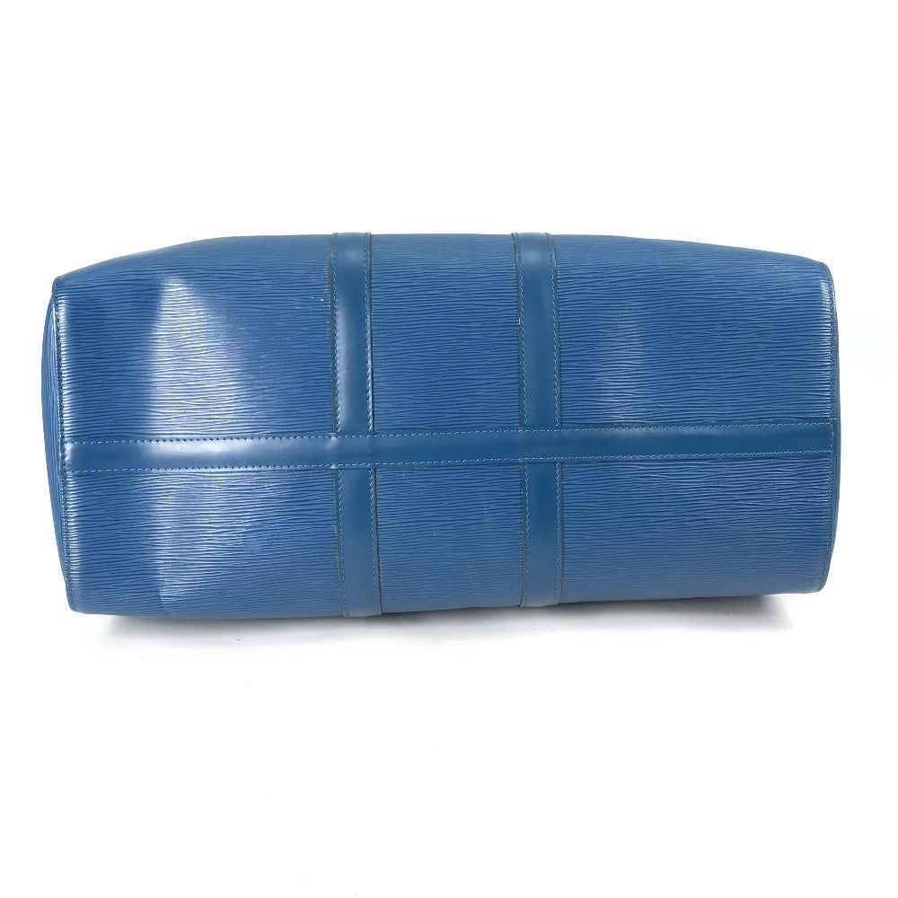 LOUIS VUITTON M42975 Epi Leather Keepall 45 Travel Bag, Handbag, Boston Bag, Toledo Blue, Women's