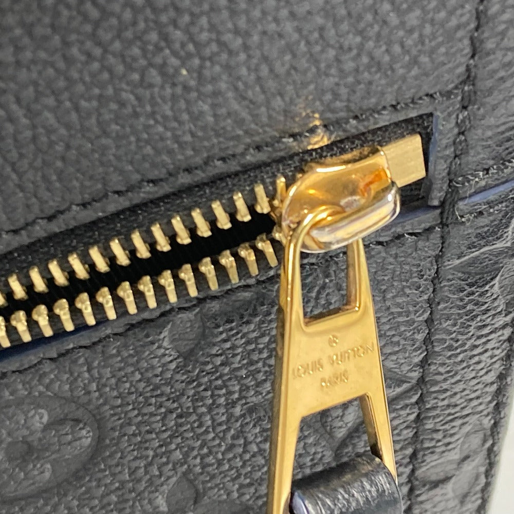 LOUIS VUITTON M54196 Monogram Empreinte Three PM 2-Way Shoulder Bag/Handbag in Monogram Empreinte Leather, Navy