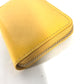 GUCCI 255452 Shima Line Micro Guccissima Wallet, Coin Purse, Compact Wallet, Card Case, Coin Case, Enamel, Women's, Yellow