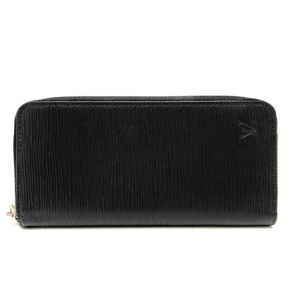 LOUIS VUITTON M60965 Epi Zippy Wallet Vertical Round Zipper Long Wallet Epi Leather Men's Black