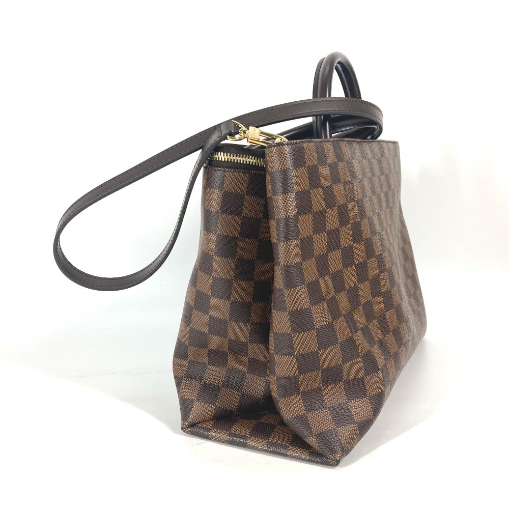 LOUIS VUITTON N41582 ダミエ ブロンプトン 2WAY ショルダーバッグ 肩掛け トートバッグ ハンドバッグ ダミエキャンバス  レディース