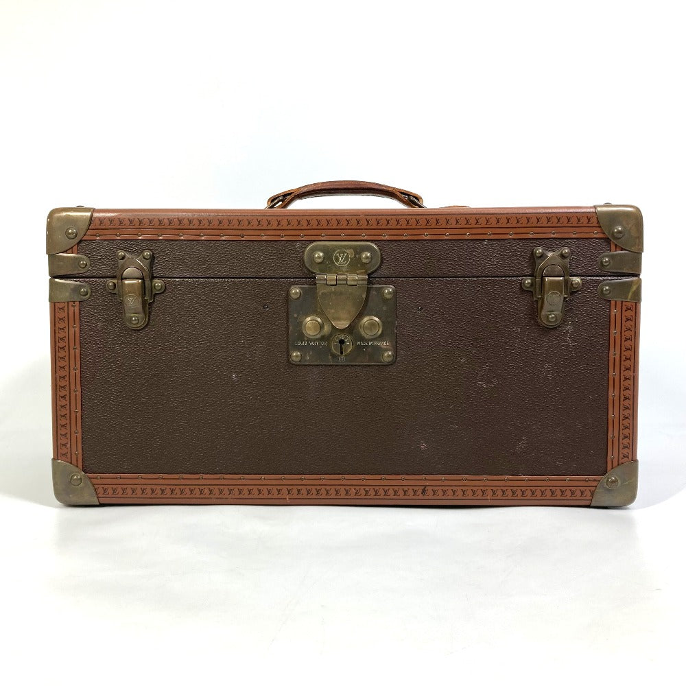 LOUIS VUITTON Constellations Vintage Leather Trunk, Unisex, Brown