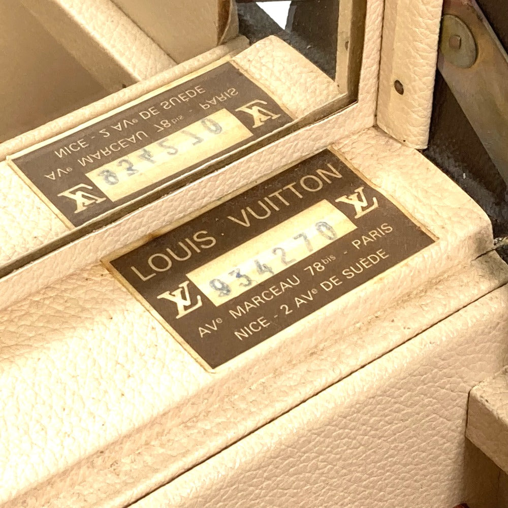 LOUIS VUITTON Constellations Vintage Leather Trunk, Unisex, Brown