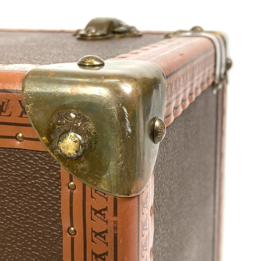LOUIS VUITTON Constellations Vintage Leather Trunk, Unisex, Brown