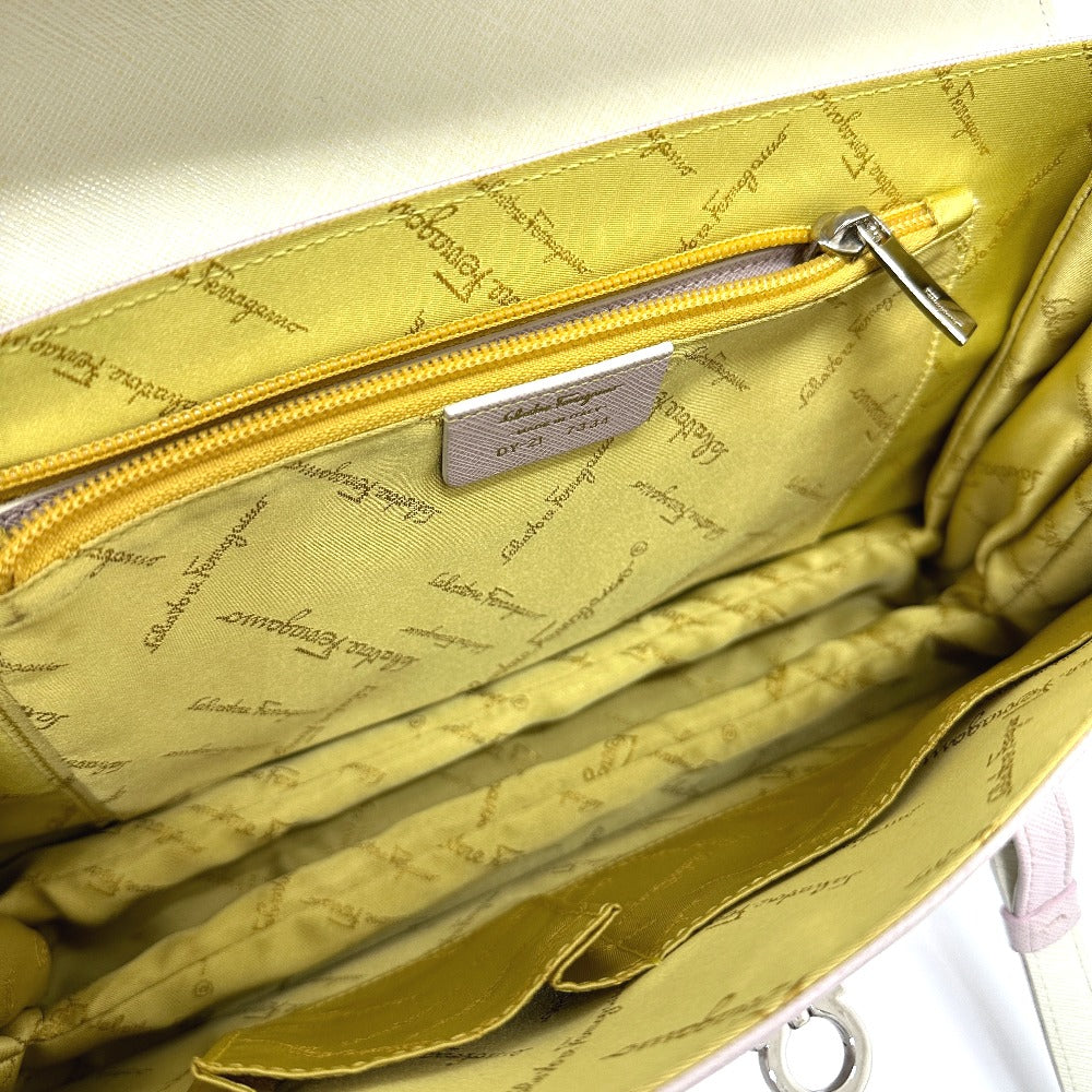 Salvatore Ferragamo Gancini handbag in pink leather for women