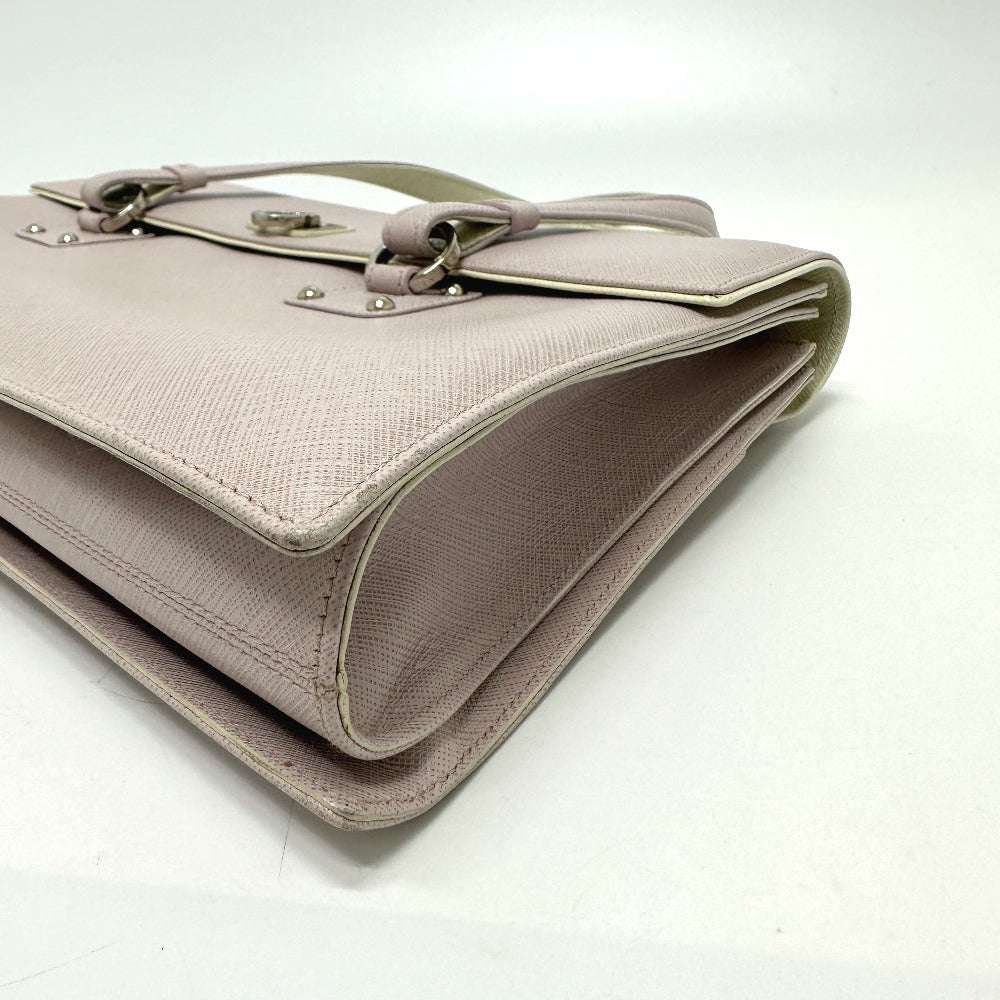 Salvatore Ferragamo Gancini handbag in pink leather for women