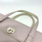 Salvatore Ferragamo Gancini handbag in pink leather for women