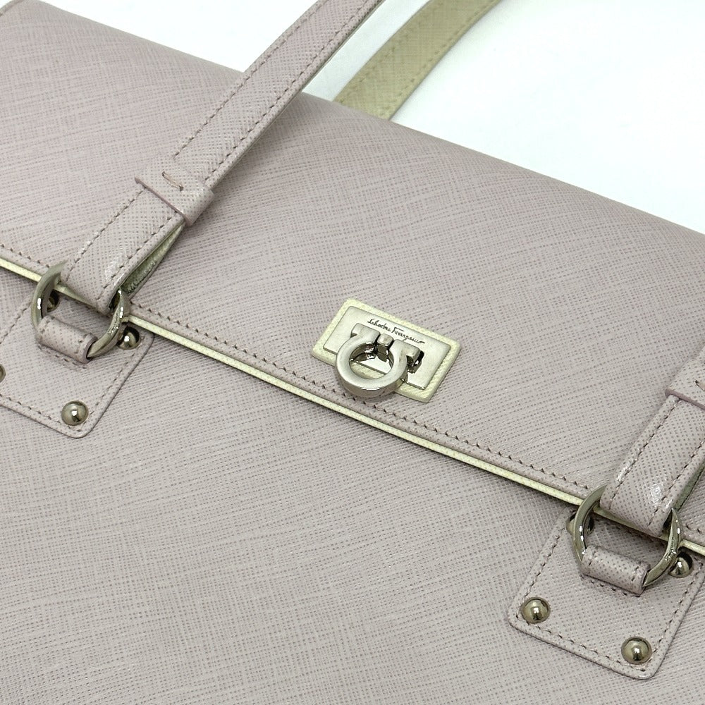 Salvatore Ferragamo Gancini handbag in pink leather for women