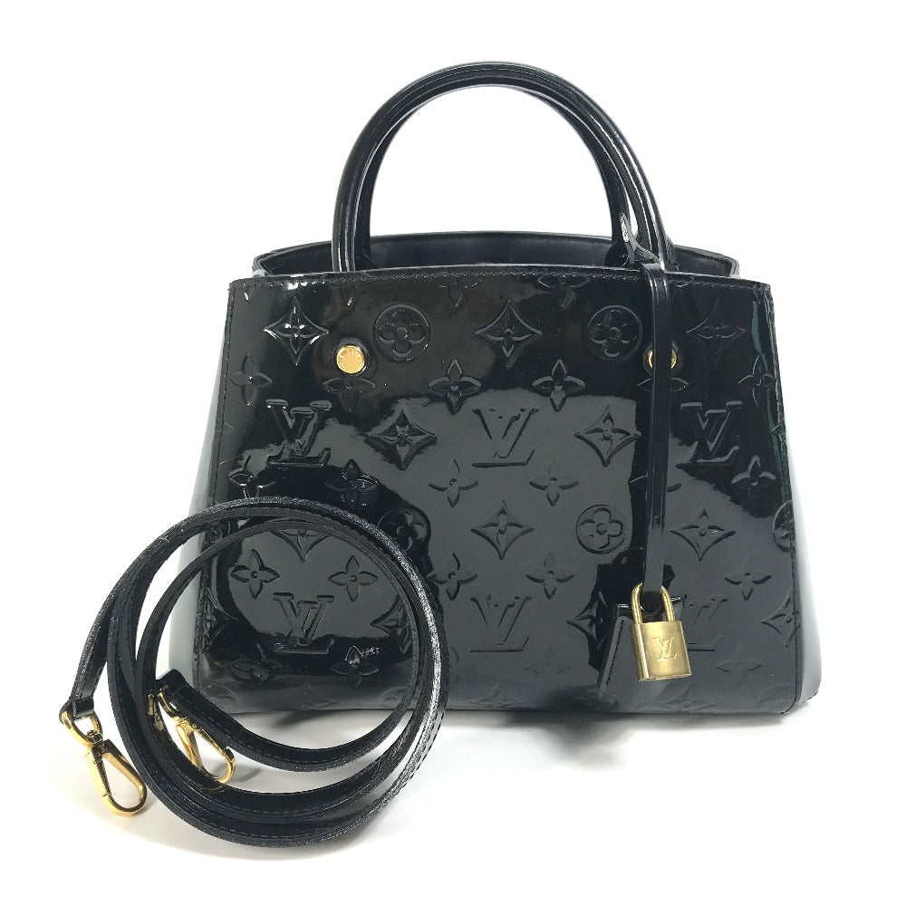 LOUIS VUITTON M50171 モノグラムヴェルニ モンテーニュBB カバン 2WAY ショルダーバッグ 斜め掛け ハンドバッグ モノグラムヴェルニ レディース ノワール ブラック - brandshop-reference