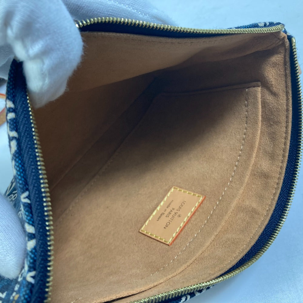 LOUIS VUITTON M57484 モノグラムジャカード ポーチ付き ネヴァーフルMM SINCE1854 ショルダーバッグ 肩掛け トートバッグ ジャガード レディース ネイビー - brandshop-reference