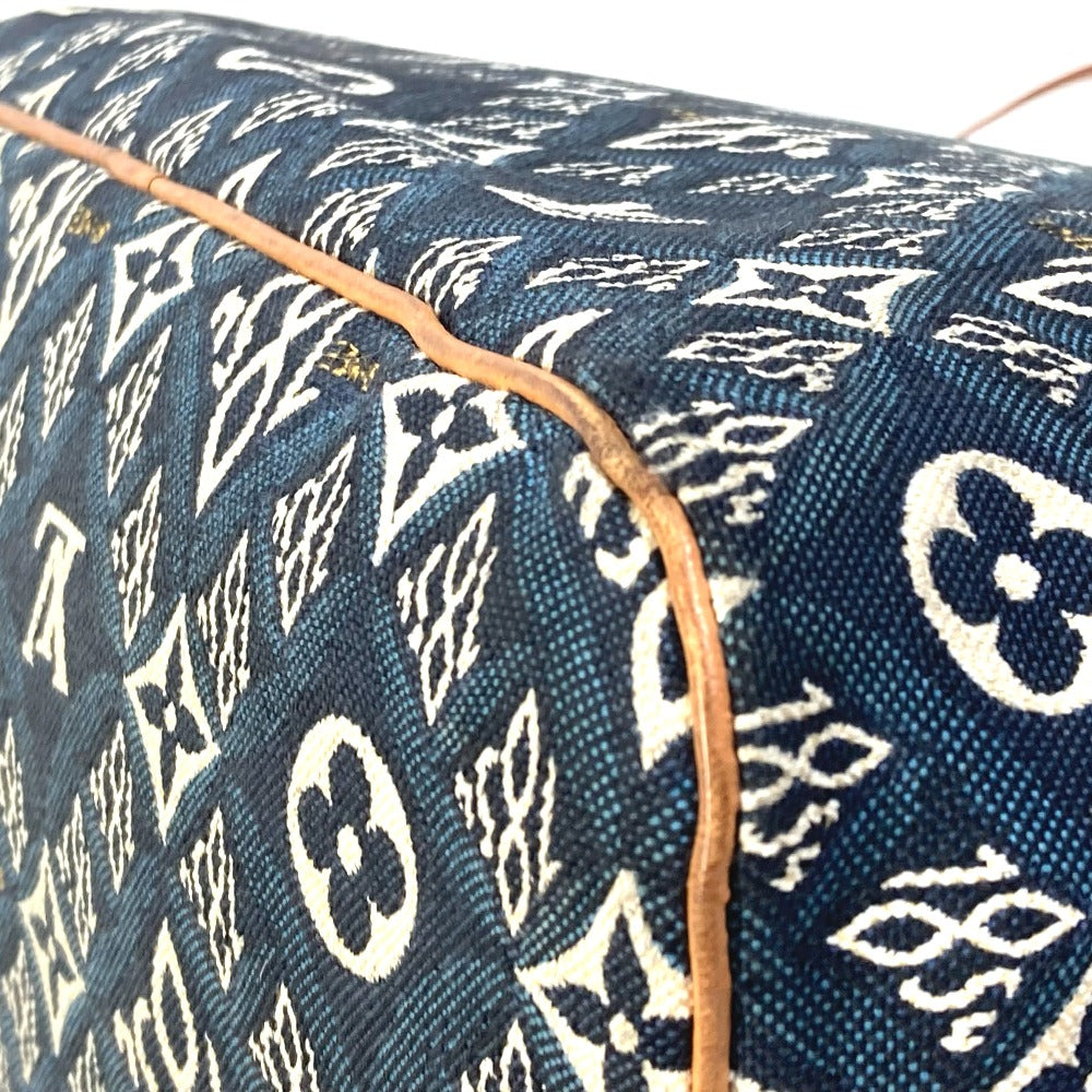 LOUIS VUITTON M57484 モノグラムジャカード ポーチ付き ネヴァーフルMM SINCE1854 ショルダーバッグ 肩掛け トートバッグ ジャガード レディース ネイビー - brandshop-reference