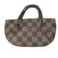 LOUIS VUITTON N51120 Damier Manosque GM Shoulder Bag/Tote Bag in Damier Canvas, Ebene Brown, Women's