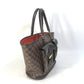 LOUIS VUITTON N51120 Damier Manosque GM Shoulder Bag/Tote Bag in Damier Canvas, Ebene Brown, Women's