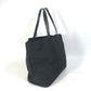 CHANEL A15991 CC Coco Mark New Travel Line MM Handbag Shoulder Bag Tote Bag Nylon/Leather Women's Black