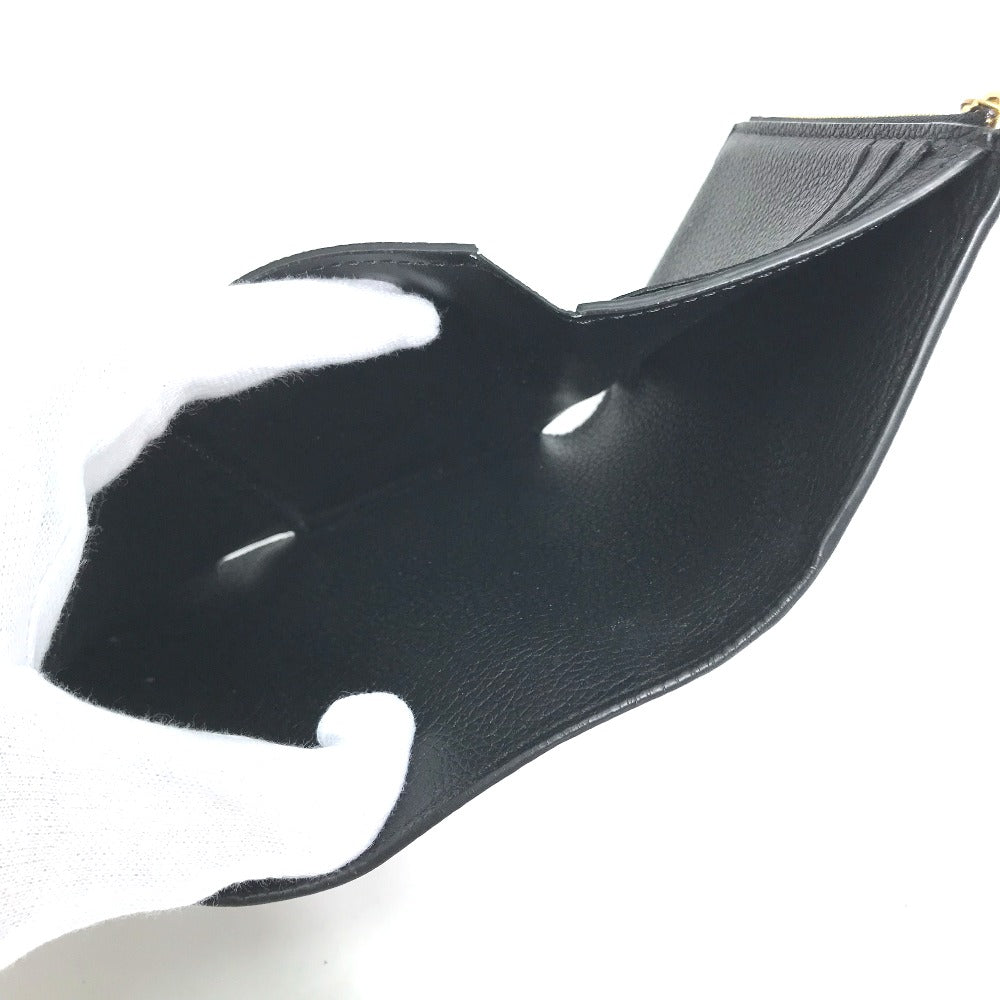 LOUIS VUITTON M80968 Monogram Empreinte Portefeuille Victorine Compact Wallet, Tri-fold Wallet in Monogram Empreinte Leather, Black, Women's