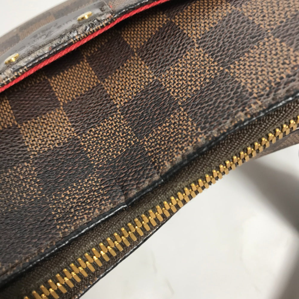 LOUIS VUITTON N42230 ダミエ サウス バンク 斜め掛け フリンジ タッセル ショルダーバッグ ダミエキャンバス レディース