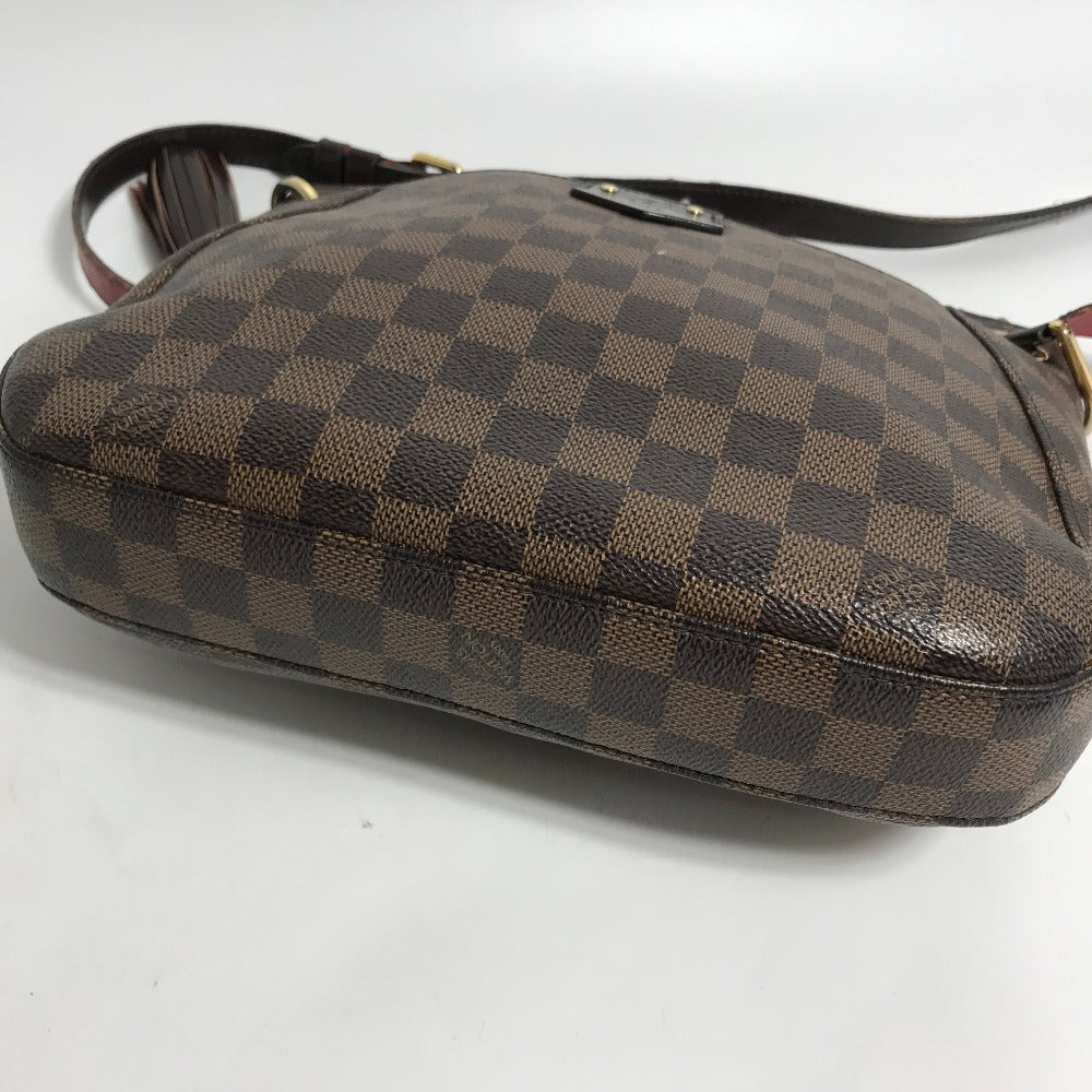 LOUIS VUITTON N42230 ダミエ サウス バンク 斜め掛け フリンジ タッセル ショルダーバッグ ダミエキャンバス レディース