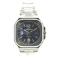 Bell &amp; Ross BR05 Blue Steel Automatic Date Watch, Stainless Steel, Men's, Silver