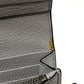 MIUMIU 5MH109 Logo Wallet, Bifold Long Wallet, Leather, Women's, Gray