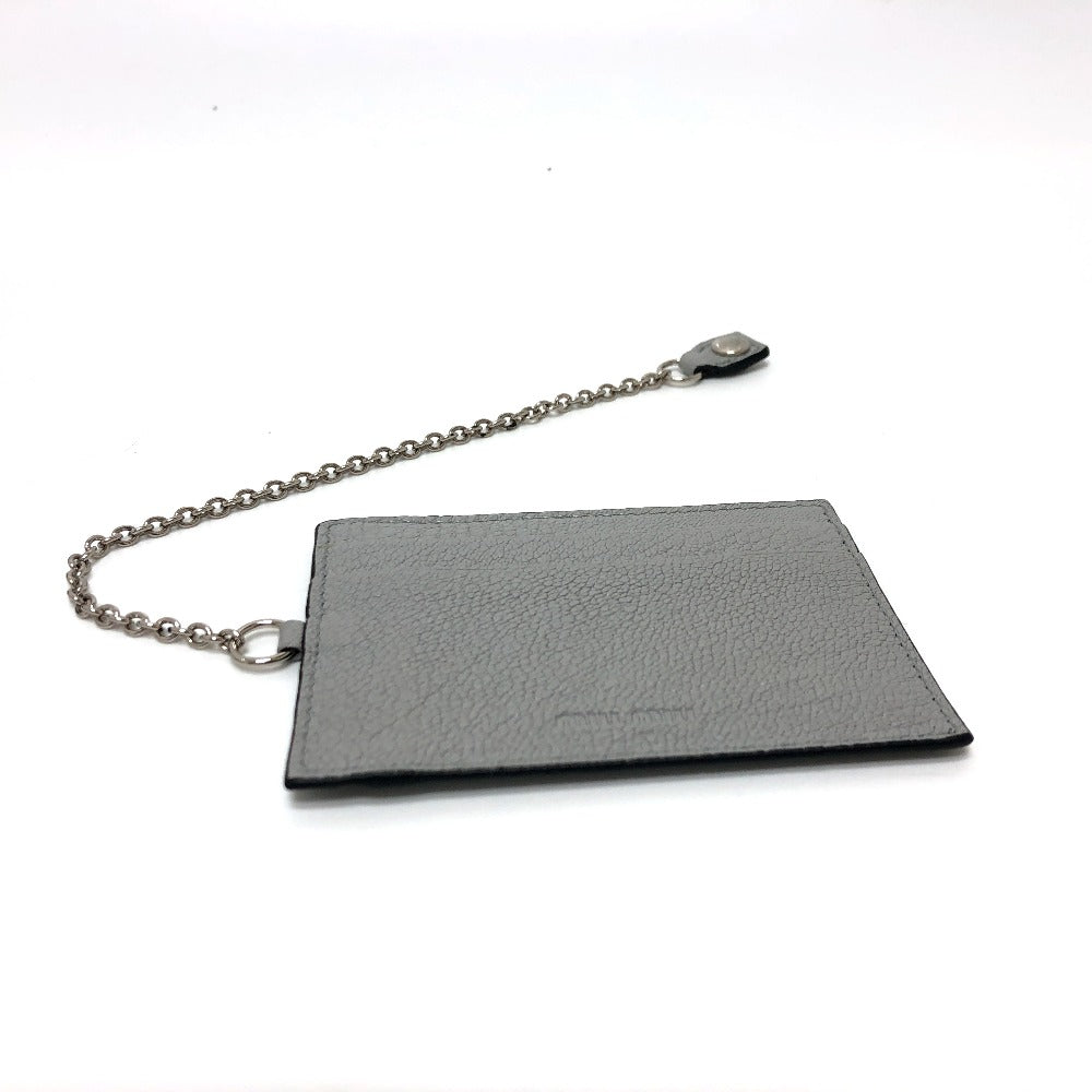 MIUMIU 5MH109 Logo Wallet, Bifold Long Wallet, Leather, Women's, Gray