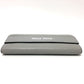 MIUMIU 5MH109 Logo Wallet, Bifold Long Wallet, Leather, Women's, Gray