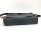 Berluti Crossbody Flap Flaneur Small Messenger Shoulder Bag in PVC and Leather, Black