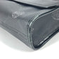 Berluti Crossbody Flap Flaneur Small Messenger Shoulder Bag in PVC and Leather, Black
