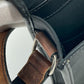 Berluti Crossbody Flap Flaneur Small Messenger Shoulder Bag in PVC and Leather, Black