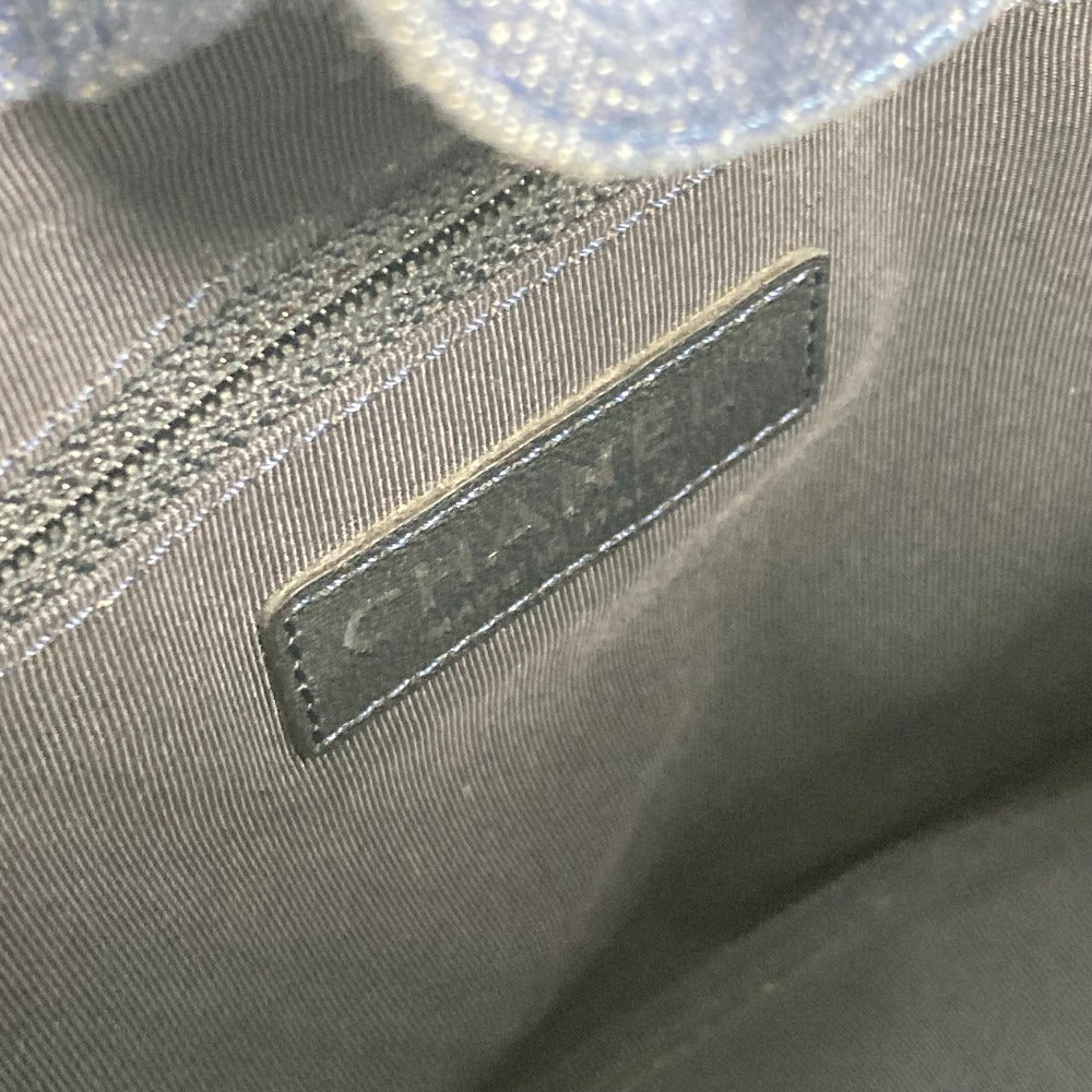 CHANEL ボーイシャネル Vステッチ カバン ショルダーバッグ トートバッグ キャンバス レディース ブルー系 - brandshop-reference