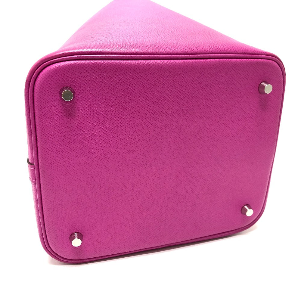 HERMES Picotan Lock MM Tresage Bag Tote Bag Handbag Vaux Epson