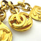 CHANEL Coco Mark Vintage Keychain Charm GP Women's Gold