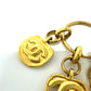CHANEL Coco Mark Vintage Keychain Charm GP Women's Gold