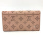 LOUIS VUITTON M60145 モノグラムマヒナ ポルトフォイユ イリス ウォレット 長財布 モノグラムマヒナ レディース マグノリア ピンク - brandshop-reference