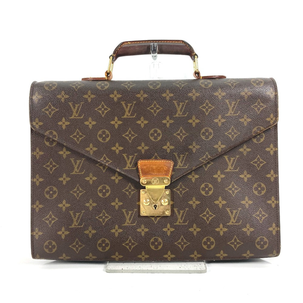 LOUIS VUITTON M53331 モノグラム セルヴィエット コンセイエ ブリーフケース ドキュメントケース ハンドバッグ ビジネスバッグ モノグラムキャンバス メンズ - brandshop-reference