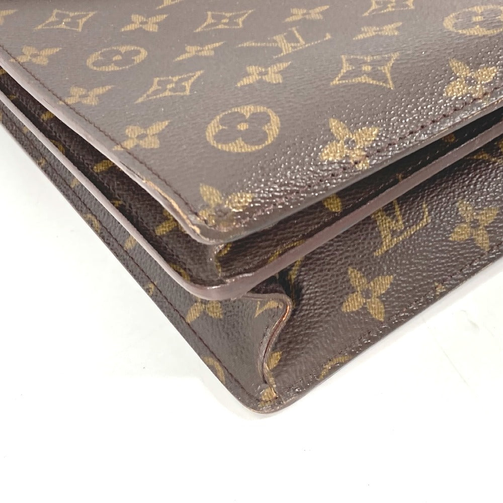 LOUIS VUITTON M53331 モノグラム セルヴィエット コンセイエ ブリーフケース ドキュメントケース ハンドバッグ ビジネスバッグ モノグラムキャンバス メンズ - brandshop-reference