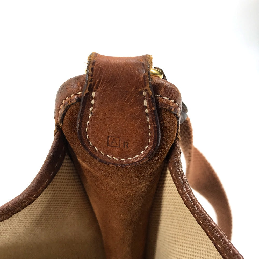 HERMES ヴェスパPM シェーヌダンクル ショルダーバッグ トワルオフィシェ/レザー レディース ベージュ - brandshop-reference