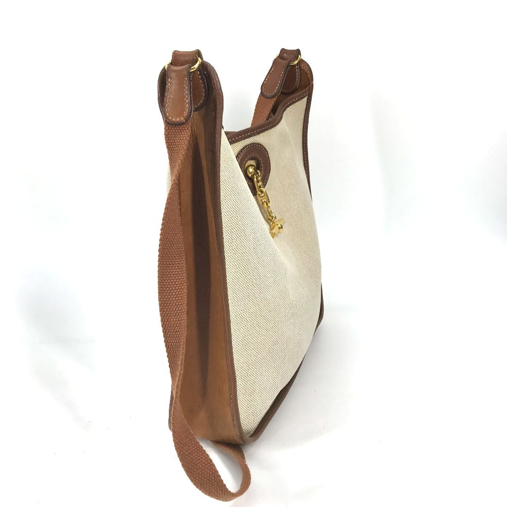 HERMES ヴェスパPM シェーヌダンクル ショルダーバッグ トワルオフィシェ/レザー レディース ベージュ - brandshop-reference