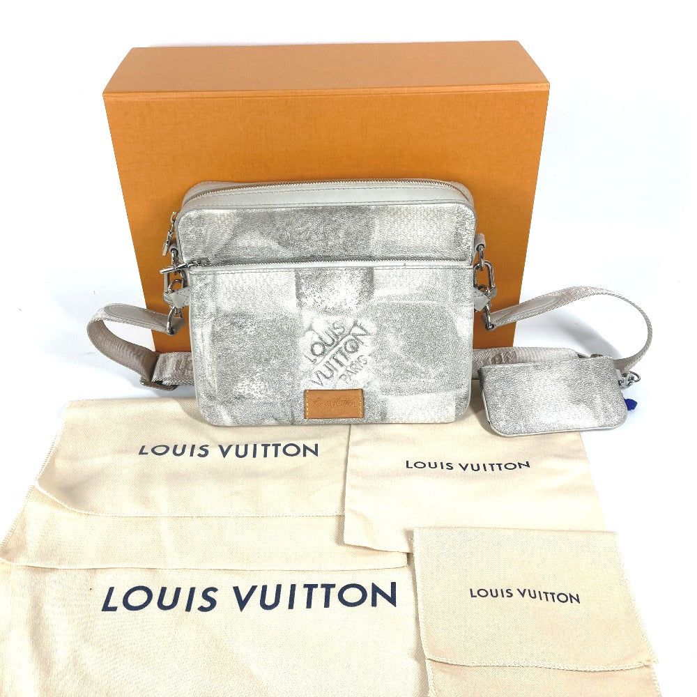 LOUIS VUITTON N50068 ダミエソルト トリオ メッセンジャー  カバン 斜め掛け ショルダーバッグ キャンバス メンズ グレー - brandshop-reference